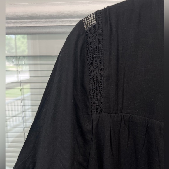 Old Navy Women’s Black Pintucked Shift Dress Size Large Tall - Picture 6 of 11